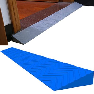 JIONET Threshold Ramp for Robotic Vacuum Cleaner Wheelchairs Scooters Power Chairs Durable Rise Doorway Ramp Kit (Color : Blue, Size : 100 * 10 * 3.5CM)