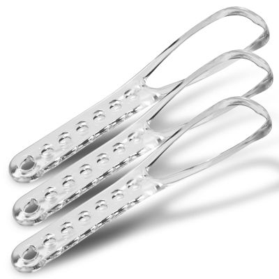 3 Pack RE-GEN Plastic Tongue Scraper Cleaner Oral Hygiene Breath Treatment Tool