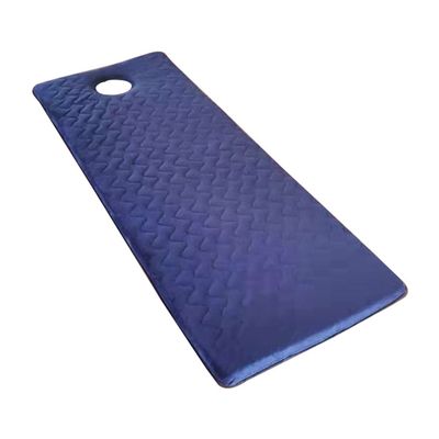 3cm/6cm Thickness Lash Bed Topper Memory Foam Mattress Topper for Massage Bed Facial Massage Table Bed Cover Mattress Pad with Breath Hole And Round/Trapezoidal Head,Navy R,60x180cm 3cm