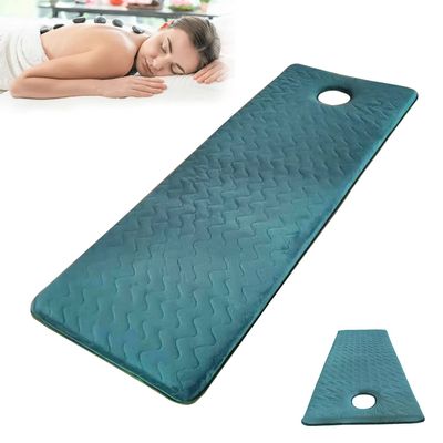 3cm/6cm Thickness Lash Bed Topper Memory Foam Mattress Topper for Massage Bed Facial Massage Table Bed Cover Mattress Pad with Breath Hole And Round/Trapezoidal Head,Green T,70x185cm 3cm