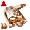 Jaiccha Ghasitaram Christmas Gifts Jute Box of Alomnds, Mix Dryfruits and Sugarfree Bites view 1