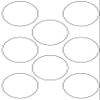Baby Shower Design Edible Cocktail Drink Toppers x 1 Sheet (Boy, Oh Boy Design, 8 x 3 Inch) view 2