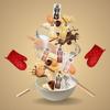Bolero Drink 24 Sachets 3g Sticks Fruit Prepared Powder Soluble For Fresh Drink in Water Product, 72g Stevia Sweetened (Coconut) view 3