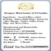Jaiccha Ghasitaram Christmas Gifts Designer Metal Basket of 13 Goodies view 4