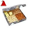 Jaiccha Ghasitaram Christmas Gifts Cross Check Wooden Dryfruits Box with Chocolates view 1
