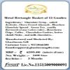 Jaiccha Ghasitaram Christmas Gifts Metal Rectangle Basket of 15 Goodies view 4