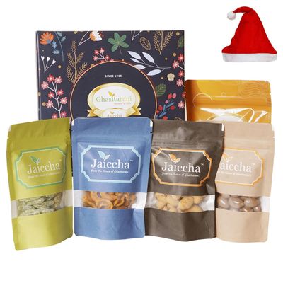 Jaiccha Ghasitaram Christmas Gifts Ghasitaram Hamper Box of 5 Pouches