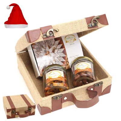 Jaiccha Ghasitaram Christmas Gifts Box of Chocolate Alomnds,Mix Dryfruits and Kaju Katli