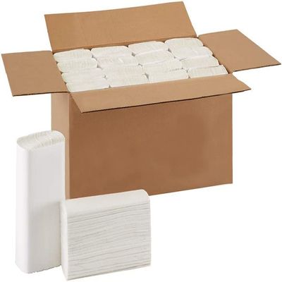 1PLY White Paper Hand Towels Z fold Paper Towels Multifold Disposable Soft Hygienic Absorbent Paper Dispenser Friendly for Kitchen Bathroom Office Cleaning Commercial (3000 Sheets)