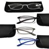 TWINKLE TWINKLE 4 Pack Unisex Small Pocket Style Plastic Reading Glasses Lightweight Easy Carry R101 (Black&Clear&Matte Grey&Matte Blue, +2.00 Magnification) view 4