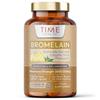 Bromelain Capsules - High Strength 3000 GDU - Highly Dosed 500mg per Capsule - Naturally Derived from Pineapple - UK Made - Zero Additives - Vegan - Pullulan - 120 Capsules view 1