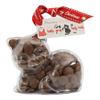 ButtonChocs Christmas Chocolate Kitten - Meowy Christmas. Belgian Milk Chocolate Christmas Cat Gift. view 1