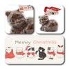 ButtonChocs Christmas Chocolate Kitten - Meowy Christmas. Belgian Milk Chocolate Christmas Cat Gift. view 2