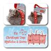 ButtonChocs Christmas Chocolate Piglet - Mistletoe & Swine. Belgian Milk Chocolate Gift for Christmas. view 2
