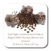 ButtonChocs Christmas Chocolate Piglet - Pigs in Blankets. Belgian Milk Chocolate Gift for Christmas. view 4