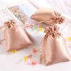 BeiLaad Satin Bags with Drawstring, 4x6 Wedding Favor Drawstring Bags, 50PCS Rose Gold Mini Gift Bags for Jewelry, Baby Shower, Valentine's Day, Craft, Birthday, Business, Party Favors Bags view 2