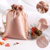BeiLaad Satin Bags with Drawstring, 4x6 Wedding Favor Drawstring Bags, 50PCS Rose Gold Mini Gift Bags for Jewelry, Baby Shower, Valentine's Day, Craft, Birthday, Business, Party Favors Bags view 4