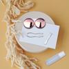 Stakee Round Contact Lens Case Portable Contact Lens Box Travel Contact Lens Holder Mini Contact Lens Container for Travel Home view 4