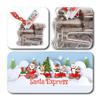 ButtonChocs Christmas Chocolate Train - Santa Express. Belgian Milk Chocolate Gift for Christmas. view 2