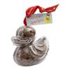 ButtonChocs Christmas Chocolate Duck - Christmas Quackers. Belgian Milk Chocolate Gift for Christmas. view 1