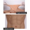 XSWL Silicone Chest Male Suit Fake Belly Realistic Fake Abs with Muscle Arms for Cosplay Crossdresser,Color 3,S view 4