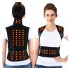Magnet Physiotherapy Vest - Self-heating Neck Lumbar Brace - Shoulder Pain Relief Support Belt - Back Posture Corrector (Black M/Medium) view 1