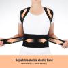 Magnet Physiotherapy Vest - Self-heating Neck Lumbar Brace - Shoulder Pain Relief Support Belt - Back Posture Corrector (Black M/Medium) view 3
