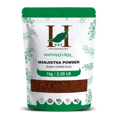 H&C Manjistha Powder (Rubia cordifolia) - 1Kg | Detox | Ayurvedic Blood Cleanser