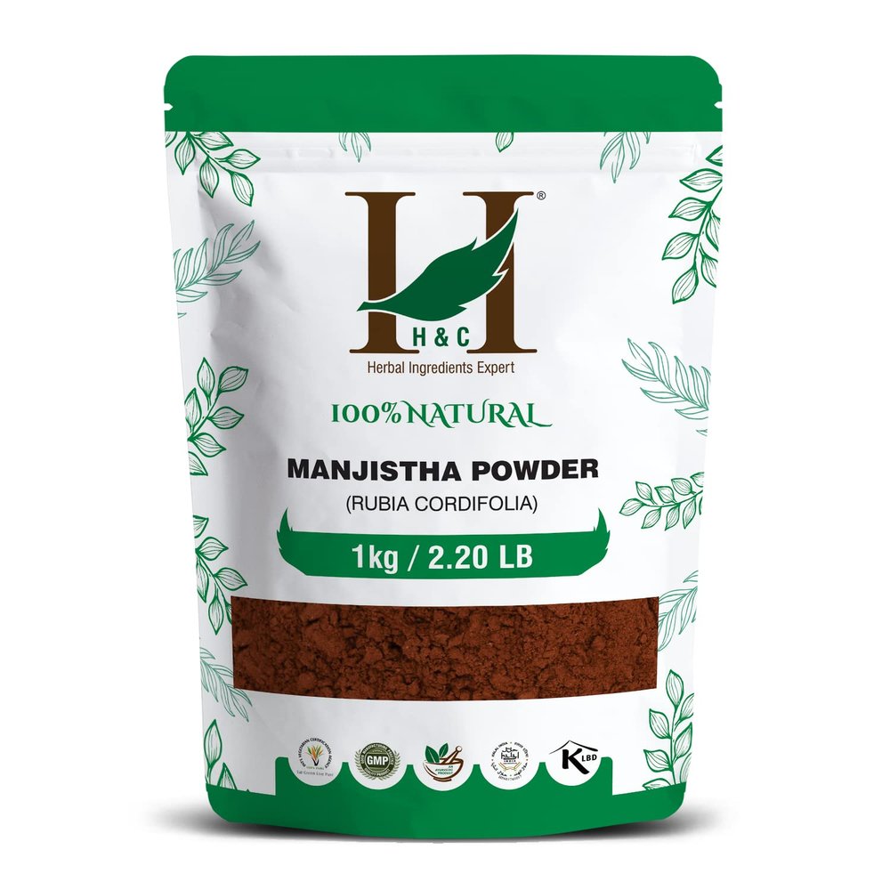 H&C Manjistha Powder (Rubia cordifolia) - 1Kg | Detox | Ayurvedic Blood Cleanser