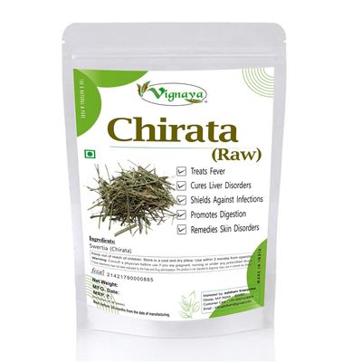 CROW Vignaya Pure and Natural Chirata (Swertia Chiraita) - Chirayata Bitter Stick - 100 Gm
