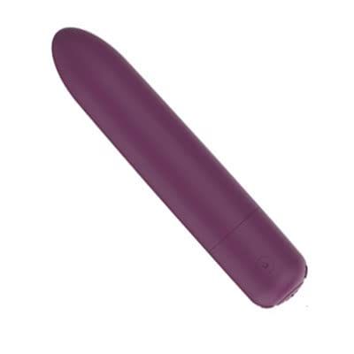 10 Modes Personal Bullet Rod Toys Strong Shock Bullet Soft Silicone Toys for Women Men, Waterproof Bullet Tool Powerful Mini Stick Handheld Small Bullet Pleasure Soft Toys (Purple)