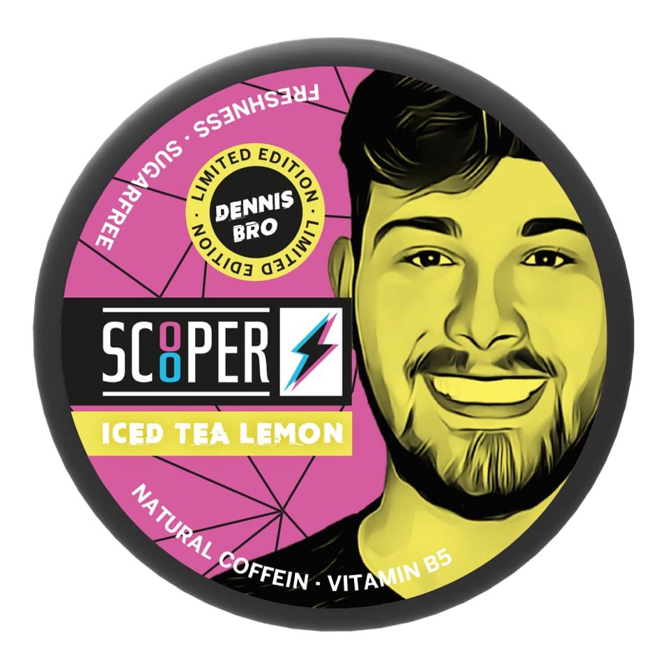 Scooper All varieties of energy booster pouches old to snus I chewing bags (iced tea lemon)