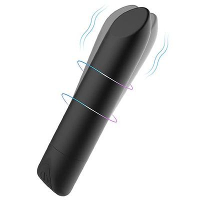 10 Modes Waterproof Bullet Tool for Women Pleasure, Strong Shock Power Bullet Rod Mini Stick Personal Bullet Tool for Women Men, Travel Small Bullet Pleasure Soft Toys (Black)