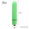 10 Modes Waterproof Bullet Tool for Women Pleasure, Strong Shock Power Bullet Rod Mini Stick Personal Bullet Tool for Women Men, Travel Small Bullet Pleasure Soft Toys (Green) view 2