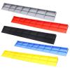 Indoor Threshold Ramps for Wheelchair Portable Doorways Curb Ramp 0.4-2.8Inch Rise Household Step Ramp Rubber Kerb Channel for Cleaning Robot, Red 39.4x3.1x1inch view 3