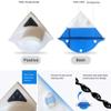 JQKA Story Double-Sided Magnetic Glass Wiper Cleaner Cleaning Tools Surface Brushes Brush Glider Washing For 3-8Mmthick Window view 3