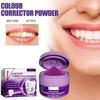 Purple Corrector Teeth Whitening Powder Tooth Stain Removal Oral,Purple Teeth Brightening,Teeth Whitening Booster,Cancel Yellow Stains Easily (3pcs) view 3