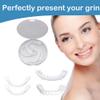 Denture Teeth Temporary Fake Teeth Snap On Top and Bottom for Men and Women, Fix Confident Smile view 4