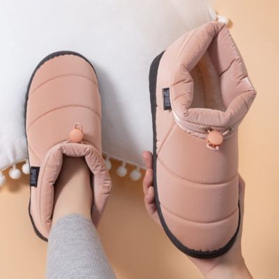 EOnIO Heated Shoes Heated Slippers Men Women Cold Weather Foot Warmer Boot USB Non-slip Plug in Heating Warm Winter Slippers Warming Feet Shoe Two Adjustable Temperature Settings,001,36/38