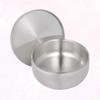 COHEALI Mug Sets Mug Holder Holder Shaving Cream Bowl - Stainless Steel Shaving Soap Bowl with Lid Smooth Shaving Bowl (Silver) Sets Metal Brackets Shaving Bowl Set