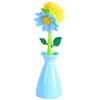 Flower Shape Cleaning Brush Removable Handle Brush Kitchen Bathroom Brush Bowl Dish Pot Cleaning Brush view 2