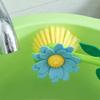 Flower Shape Cleaning Brush Removable Handle Brush Kitchen Bathroom Brush Bowl Dish Pot Cleaning Brush view 4