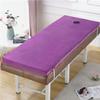 6cm Thicken Massage Table Mattress Protector with Breath Hole Round Head Lash Bed Mattress Topper Solid Color Mattress Topper for Beauty Salon Bed Cosmetic Bed Cover,Purple,70x180cm view 1