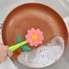 Flower Shape Cleaning Brush Removable Handle Brush Kitchen Bathroom Brush Bowl Dish Pot Cleaning Brush view 4