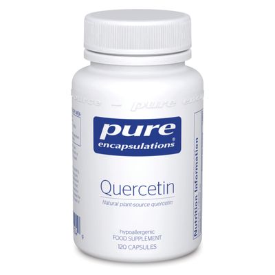 Pure Encapsulations Quercetin 250mg - Natural Plant-Source Pure Quercetin Supplement - Promotes Immune Support, Cardiometabolic Health and Overall Cellular Health - 120 Vegetarian Capsules