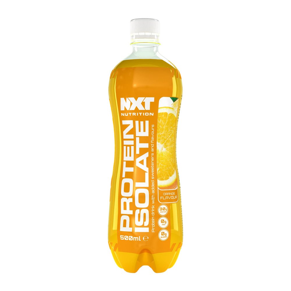 NXT Beef Protein Isolate - 12x500ml | Muscle Building & Recovery | Alternative to Whey | 30g Protein | Ready to Drink | (Orange)