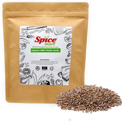 Organic Milk Thistle Seeds | Silybum marianum Soil Association Certified Free UK P&P (50g)