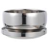 Beaupretty 2pcs Simple Shaving Soap Bowl Sturdy Stainless Steel Bubble Bowl for Men Shaving Mug for Shave Foam Preparation view 2