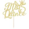 Kaoenla Mis Quince 15 Cake Topper-Glitter Gold Happy 15th BirthdayCheers to 15 Years15 QuinceaneraHappy 15th Birthday Decorations view 2