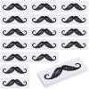 Operitacx 50pcs Self Adhesive Fake Moustache Stickers, Novelty Mustache Protector Sticker, Stick on Mustaches for Depilatory Strips Waxing Accessories Nose Hair Wax Mustache Ear Wax Removal view 1